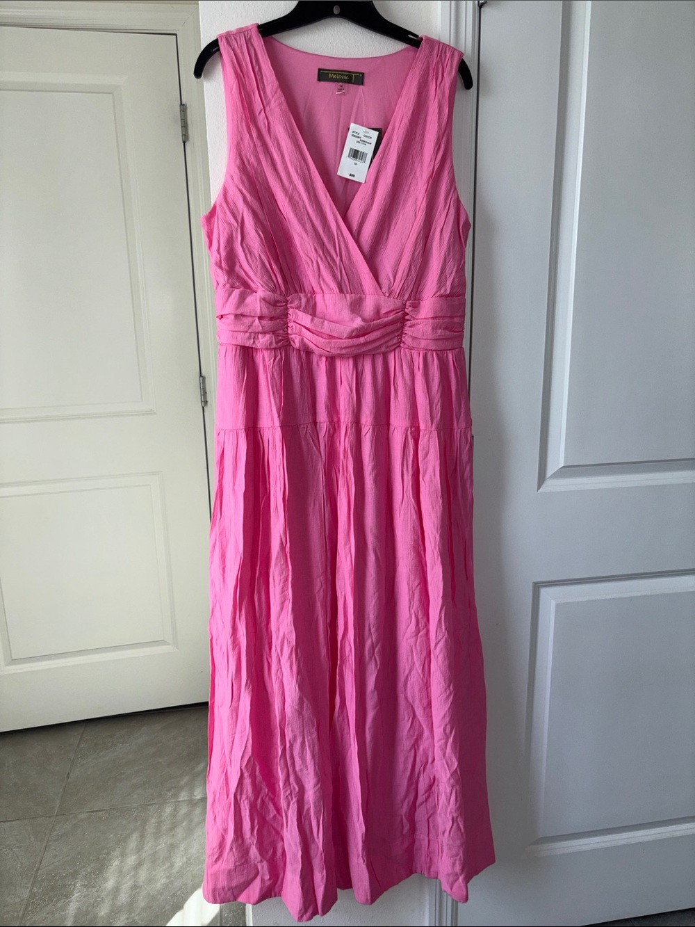Gorgeous Pink Sleeveless Maxi Dress